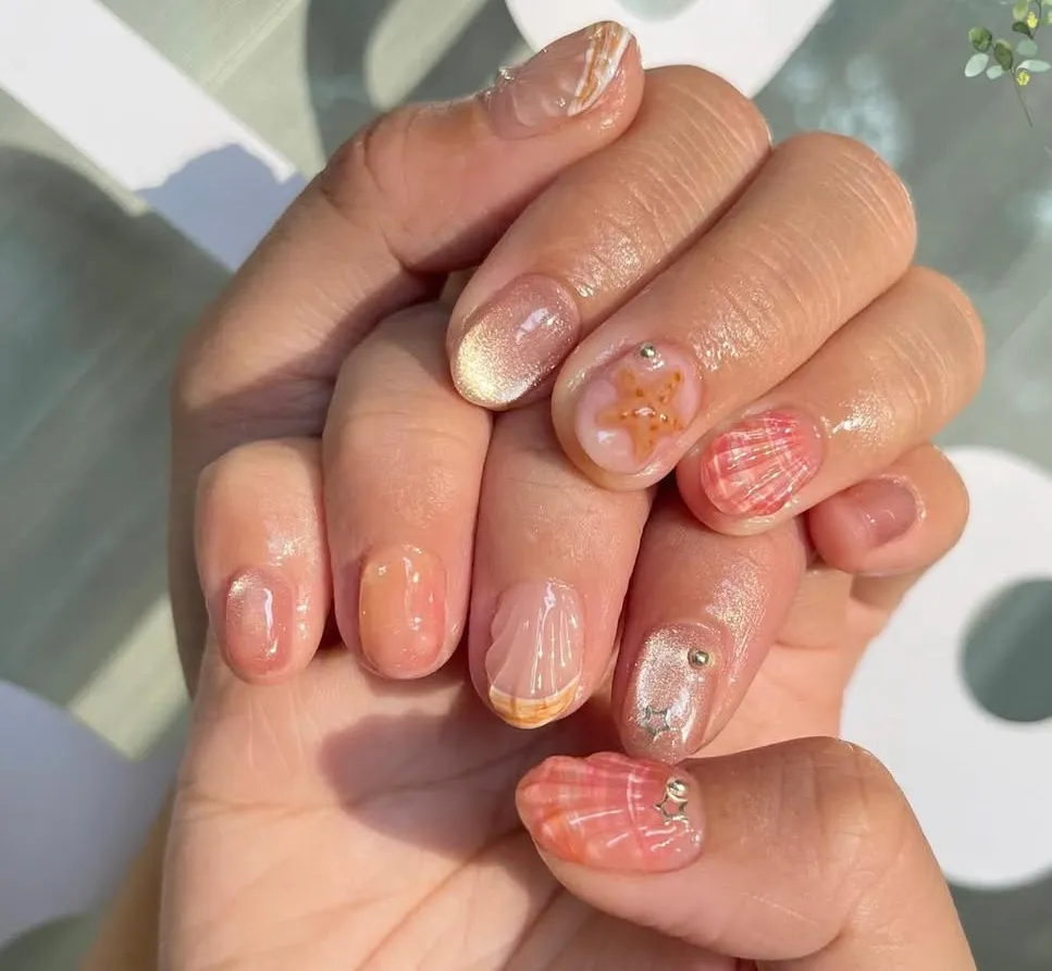 Nail hè tuyệt đẹp phù hợp với phong cách cá nhân tai Nguyễn Beauty
