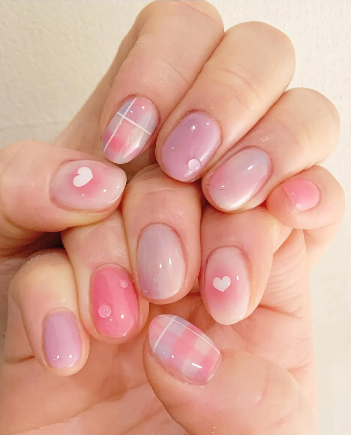 Nail pastel mùa hè ngọt ngào tươi sáng