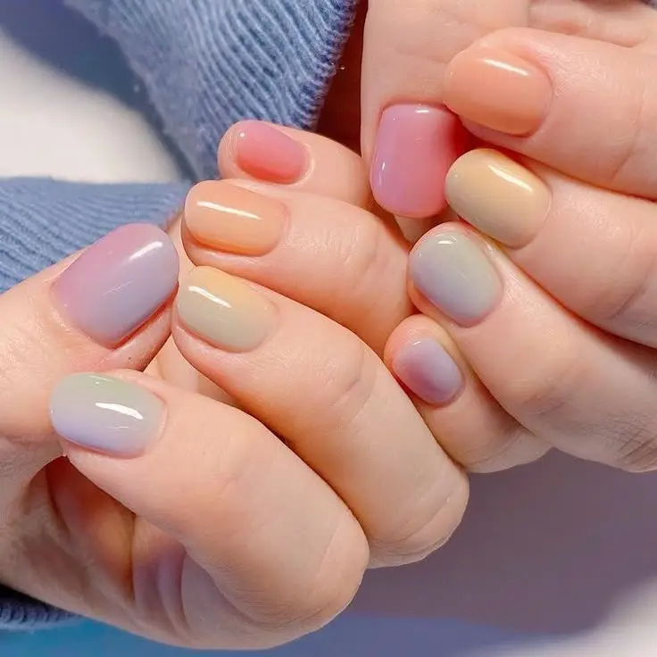 Nail ombre - xu hướng nail đẹp mê mẩn cho bạn gái mùa hè 