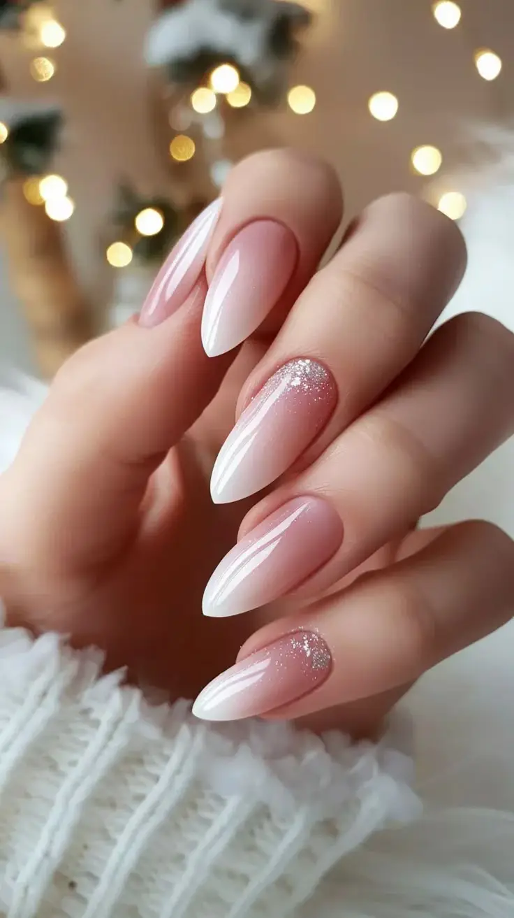Nail ombre trắng : sự tinh khiết và thanh lịch