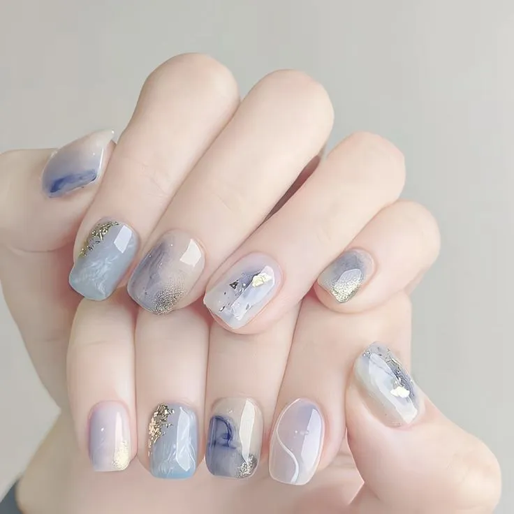 Mẫu nail ombre mùa hè 