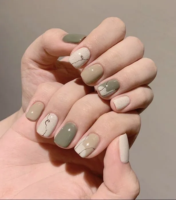 Nail art đơn giản cho cô nang tinh tế