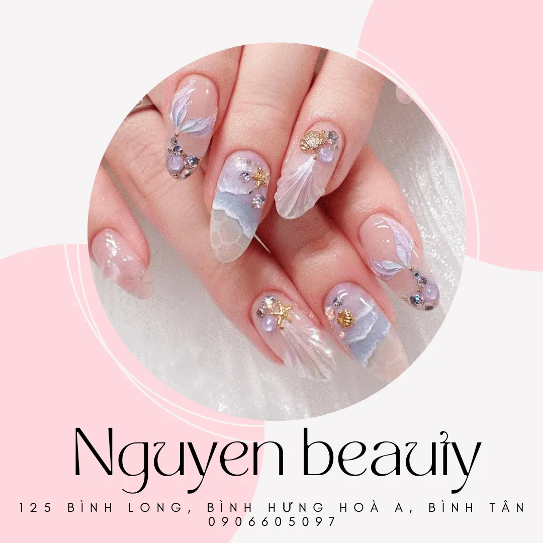 Mẫu Nail Đi Biển Trendy Nhất Dẫn Đầu Xu Hướng Nail Hè 2025
